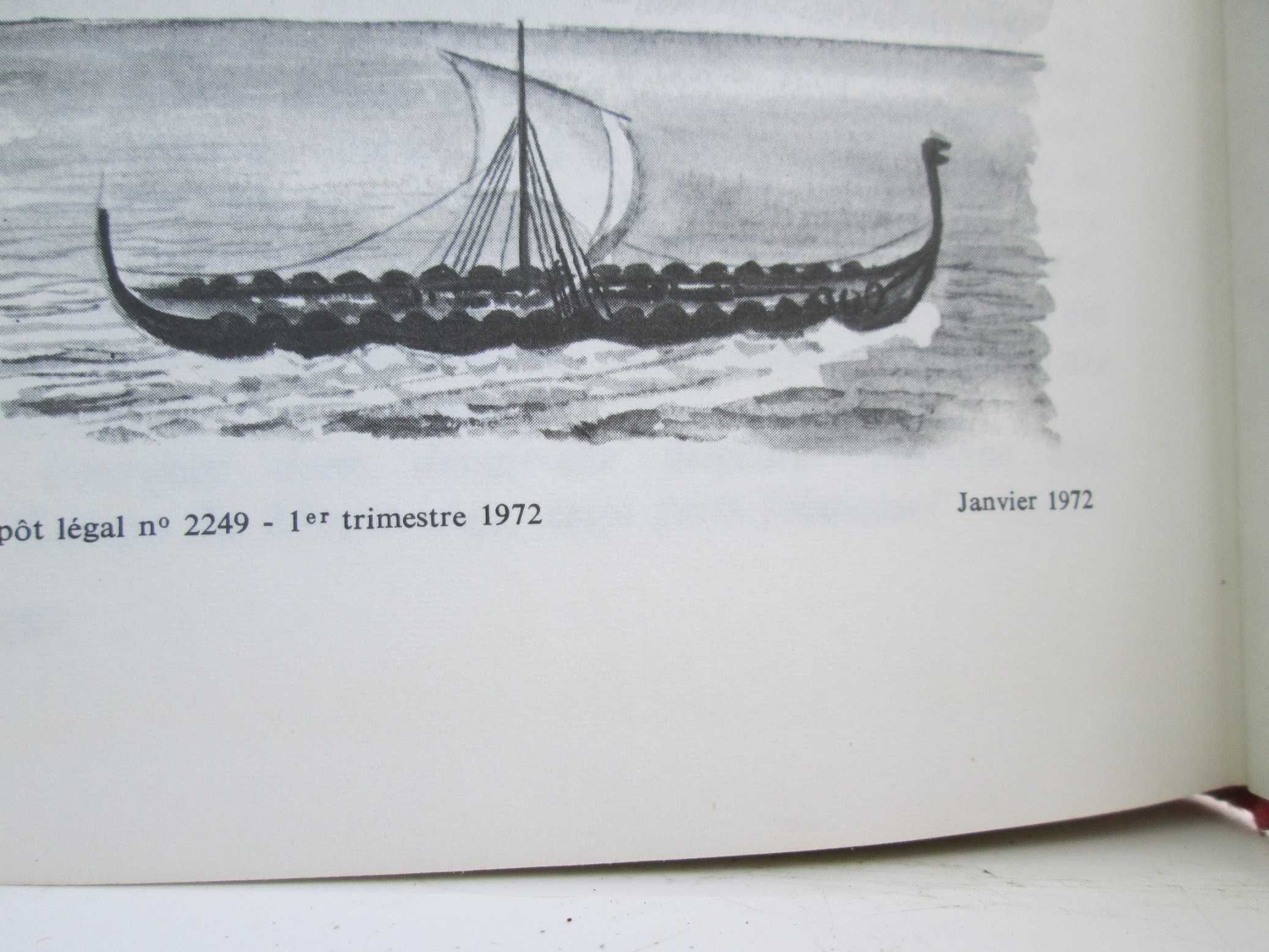 Livro L’aventure Viking, Jean Olivier 1972