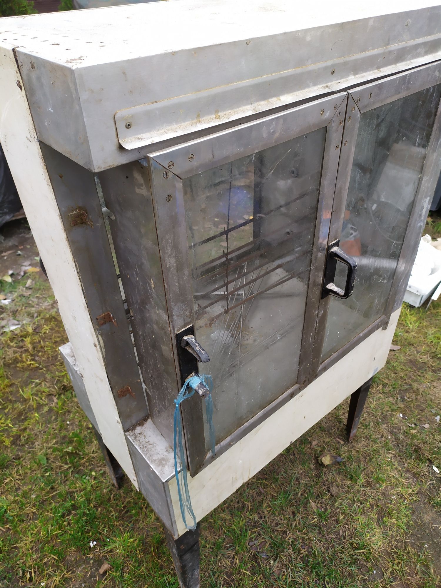 Rożen rożno elektryczny ff grill kurczaków stary PRL na siłę witryna