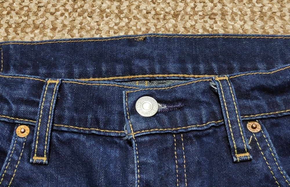 Levi's 502 W36 L32 джинси tapered fit оригінал сині