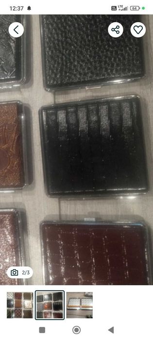 2 szt papierośnlce metalowe nowe