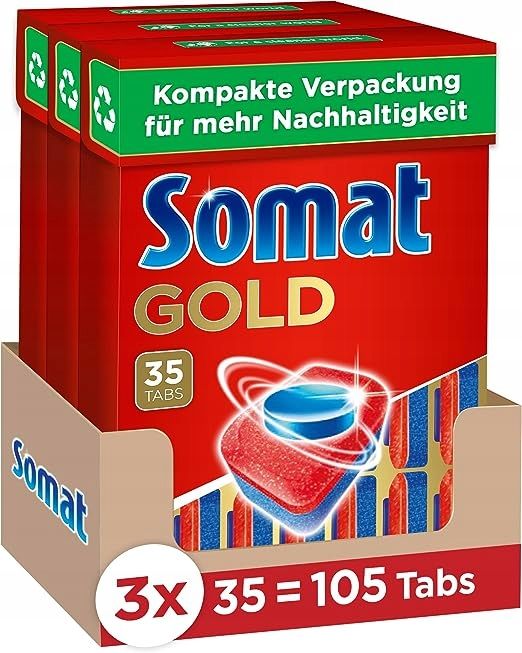 Somat Gold Tabletki Do Zmywarki (105 Szt)