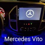 Rádio Mercedes Vito Android 13 com GPS (Novo)