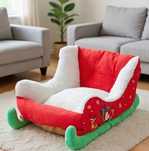 Cama / treno de natal para cao ou gato (novo)