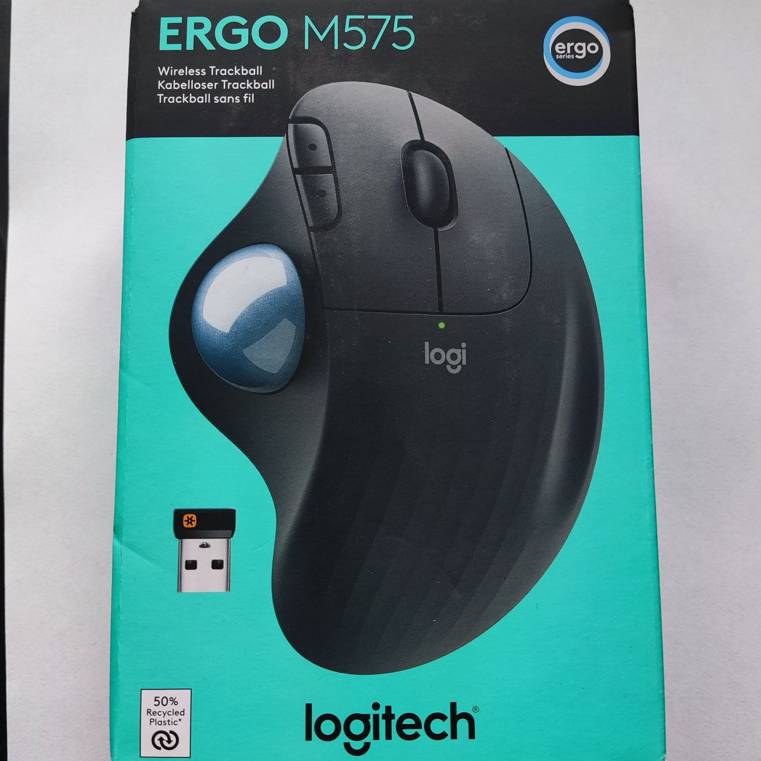 Mysz Logitech m575 trackball gwarancja