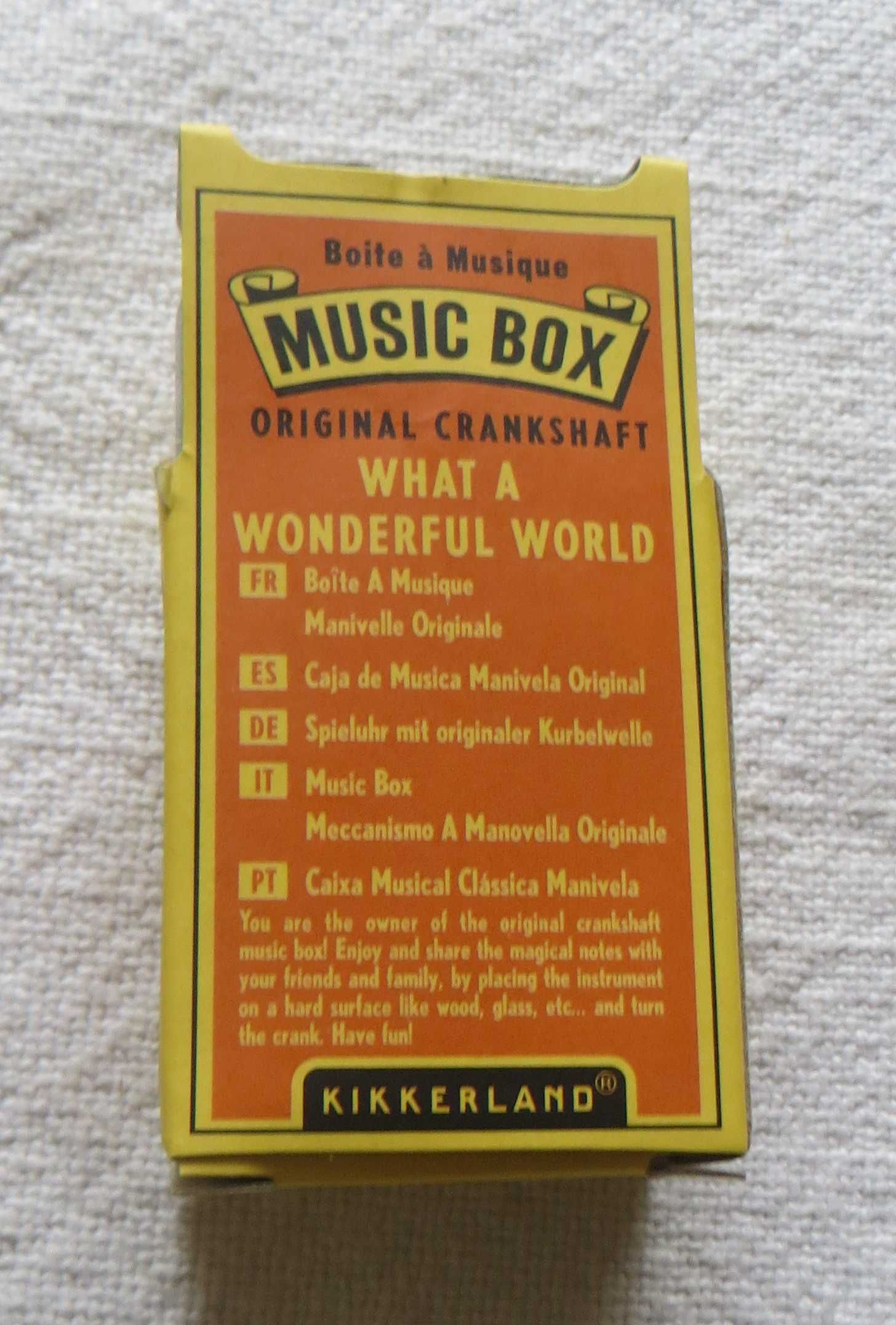 Aparelho música para adaptar com a Música What a Wonderful World