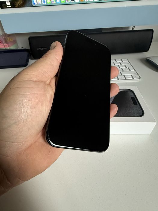 iPhone 15 Pro 256gb Titanium Black Idealny Bateria 97% od nowosci