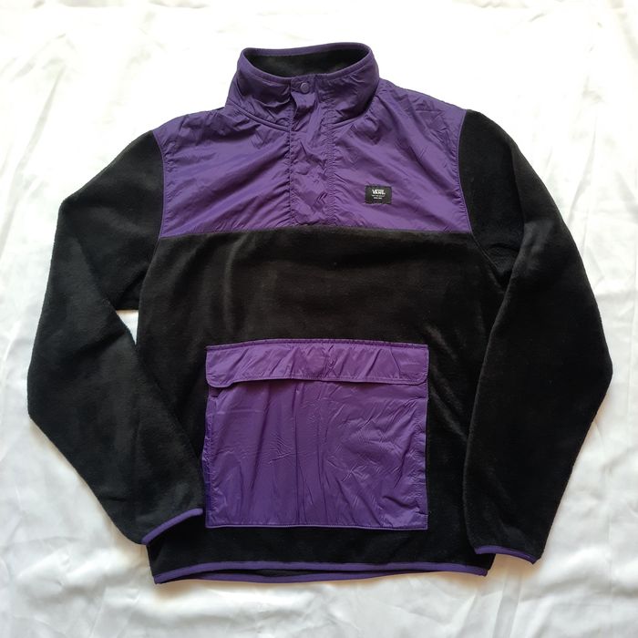 флісовий пуловер кофта vans s