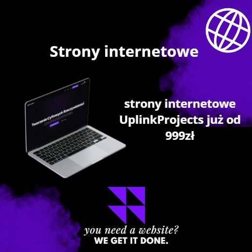 Strony internetowe już od 999zł