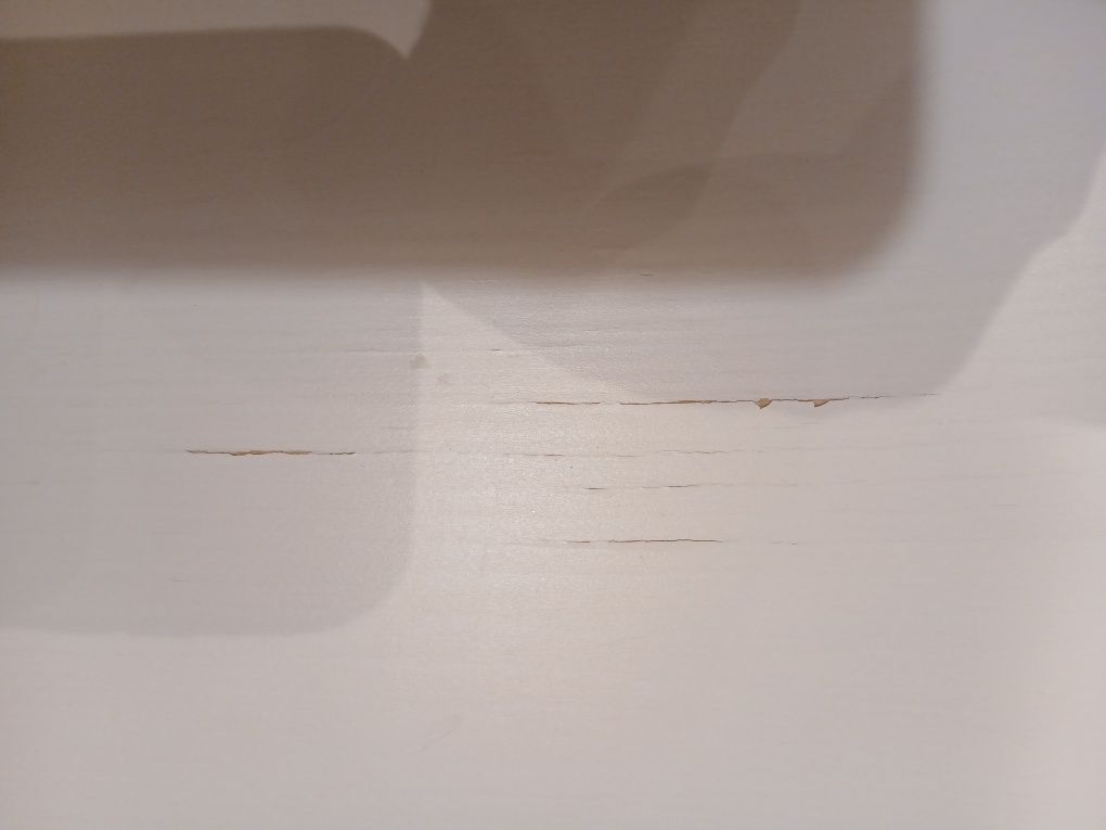 Stolik nocny HEMNES Ikea biała bejca 46x35