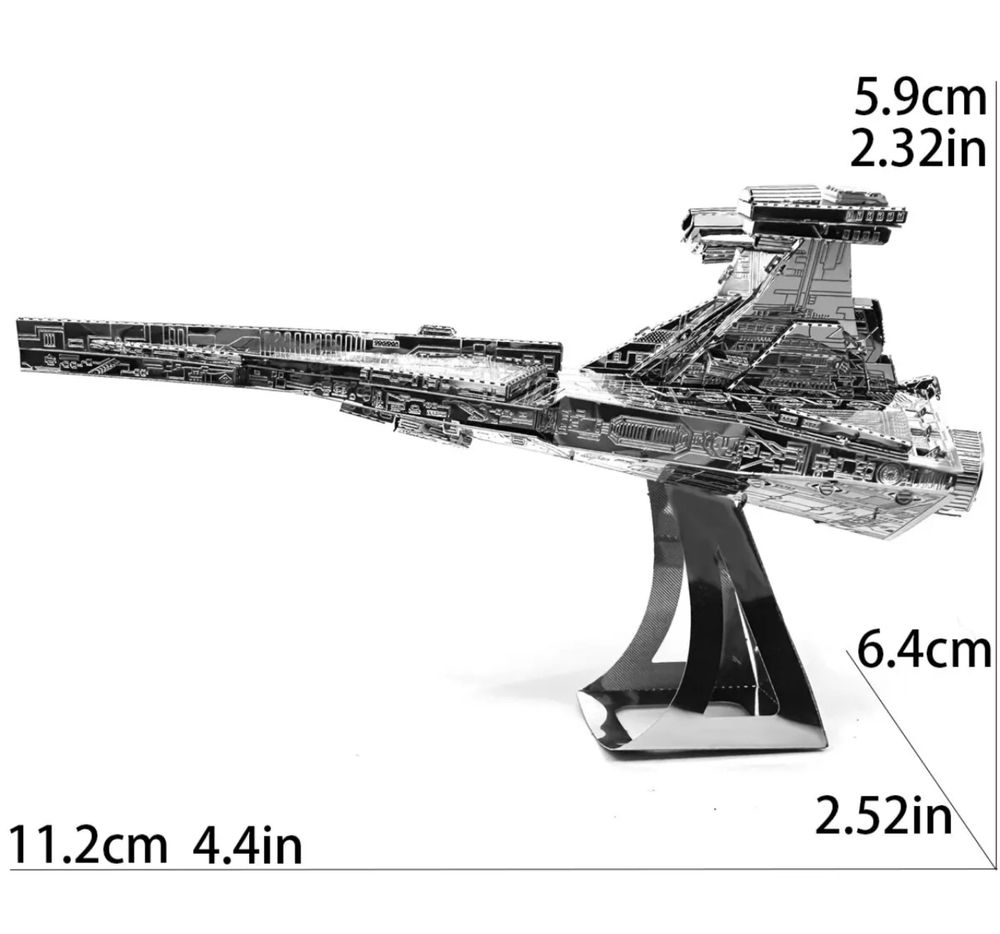 Металевий 3D пазл літак