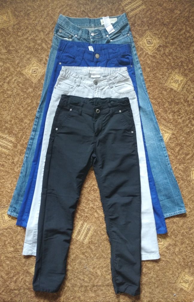 Брендовые джинсы и брюки для мальчика рост 146/9-11 лет