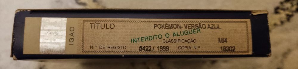 Pokémon Blue/Azul (Caixa e Manual)