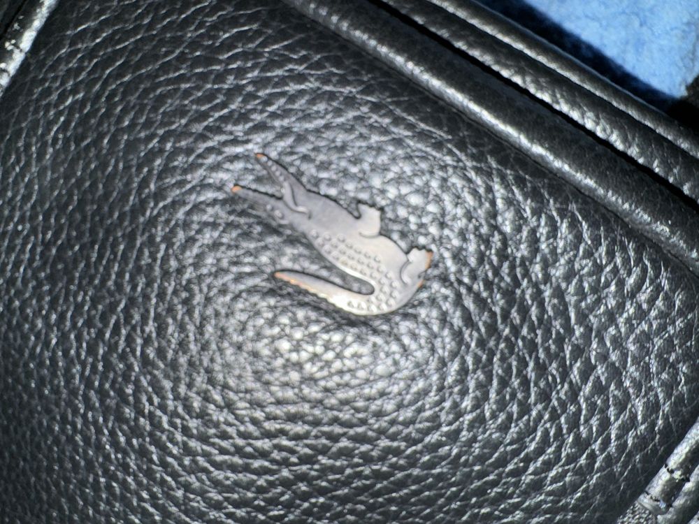 Чоловіча сумка lacoste, шкіряна, оригінал