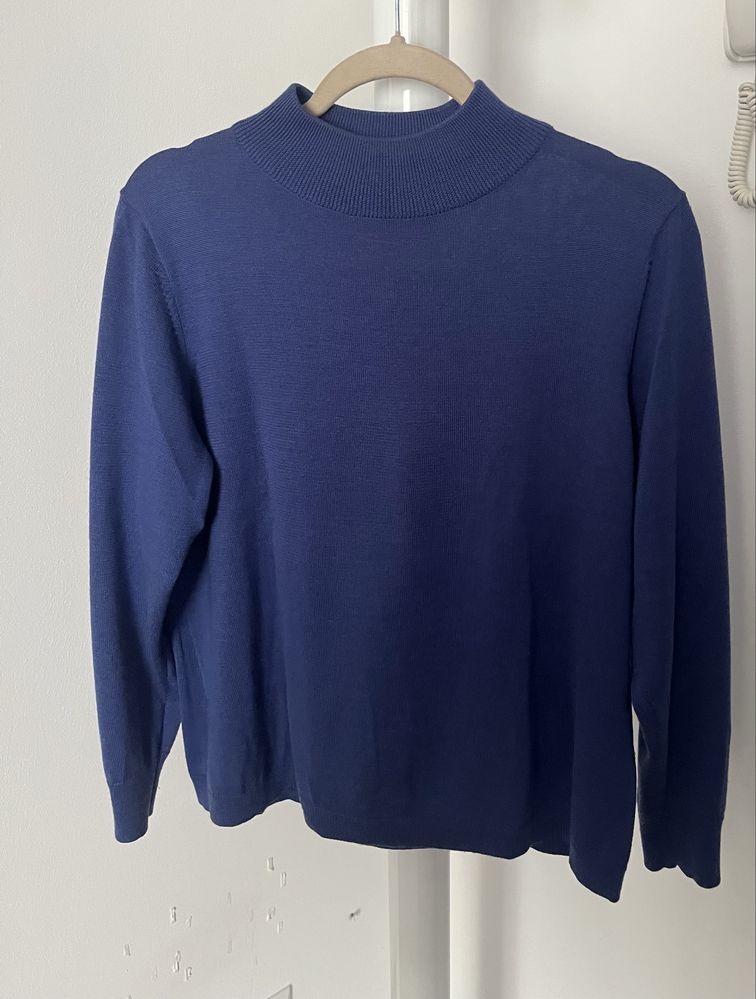 Chabrowy półgolf 100% wełna merino