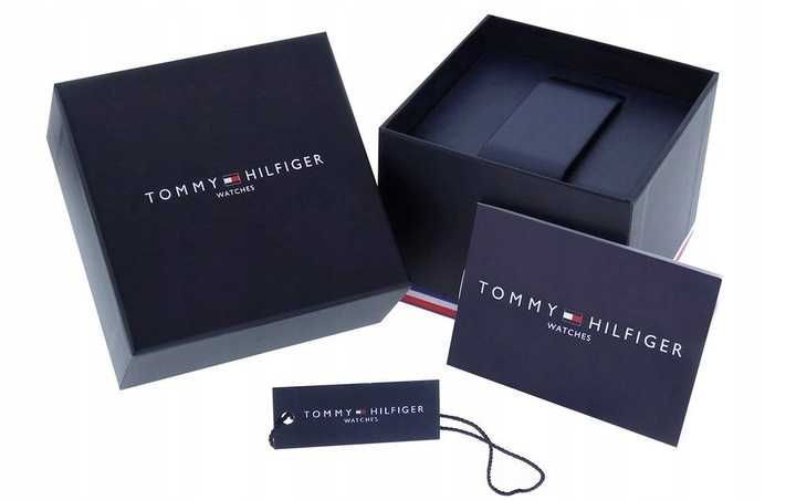 NOWY Zegarek męski Tommy Hilfiger - ZŁOTY CZARNY - Okazja