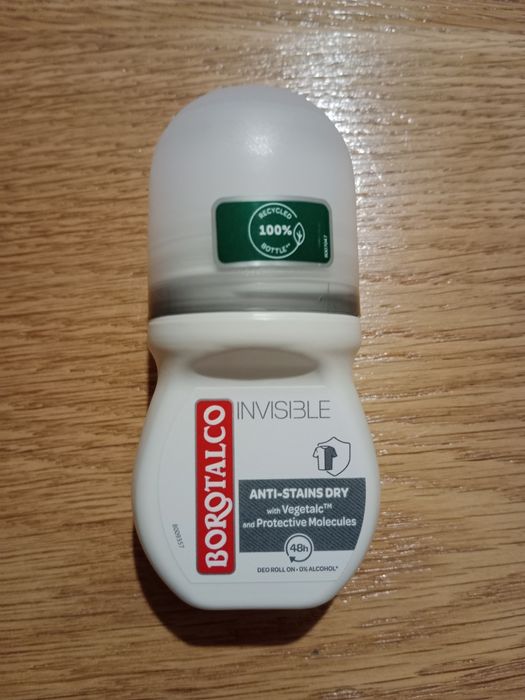 Antyperspirant Borotalco Invisible użyty 2 razy