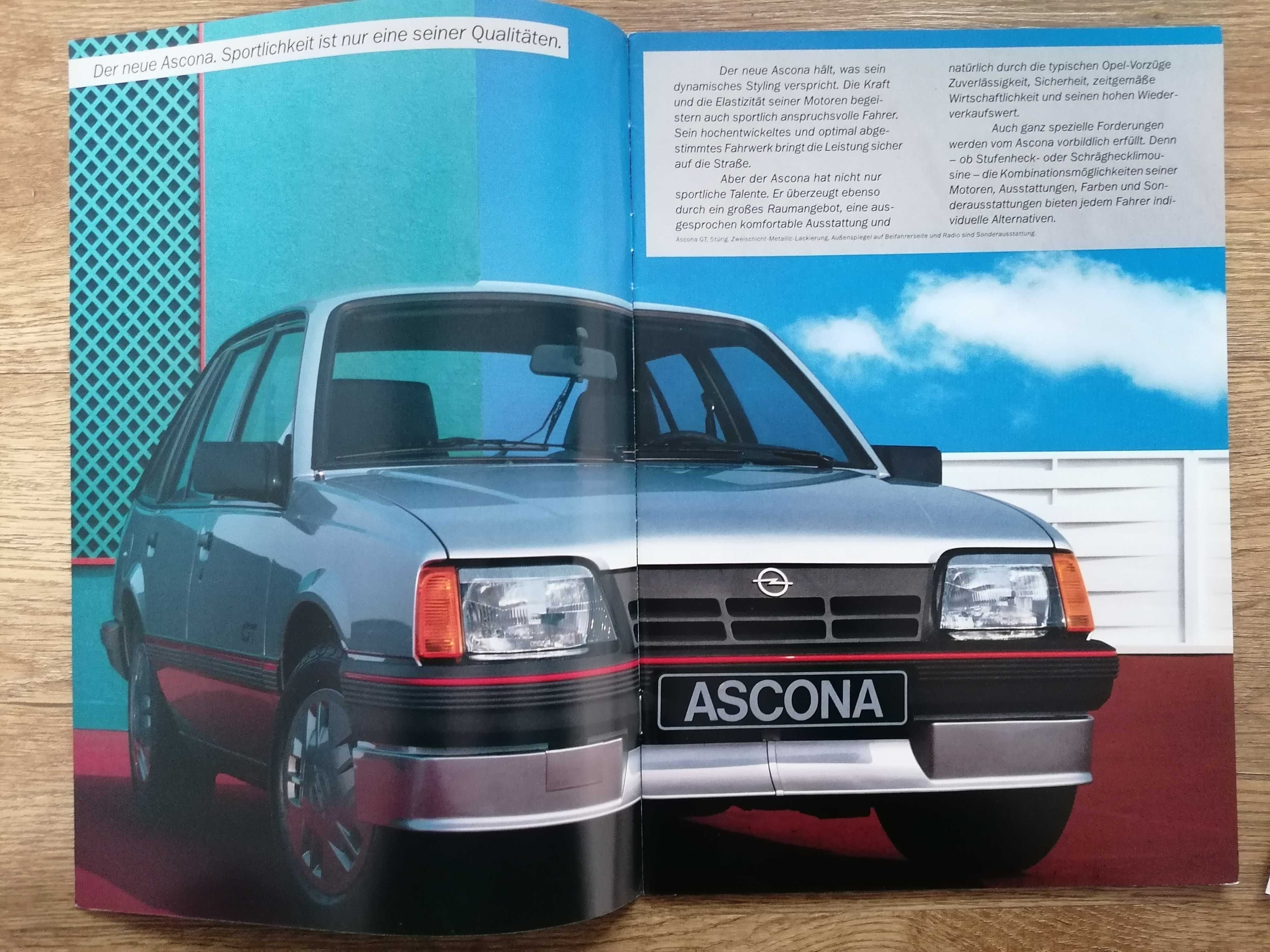 Prospekt Opel Ascona