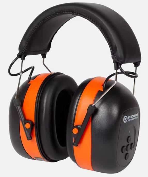 Słuchawki nauszniki OCHRONNE BHP bluetooth mikrofon