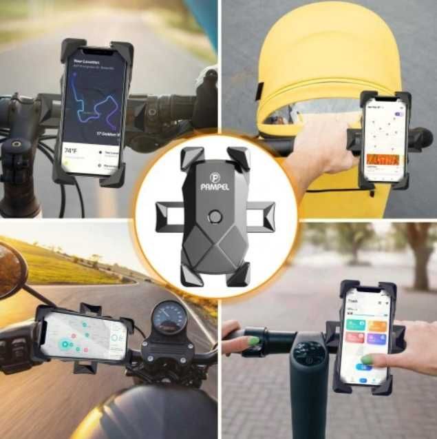 Uchwyt rowerowy na telefon regulowany 360 ° PAMPEL BICYCLE