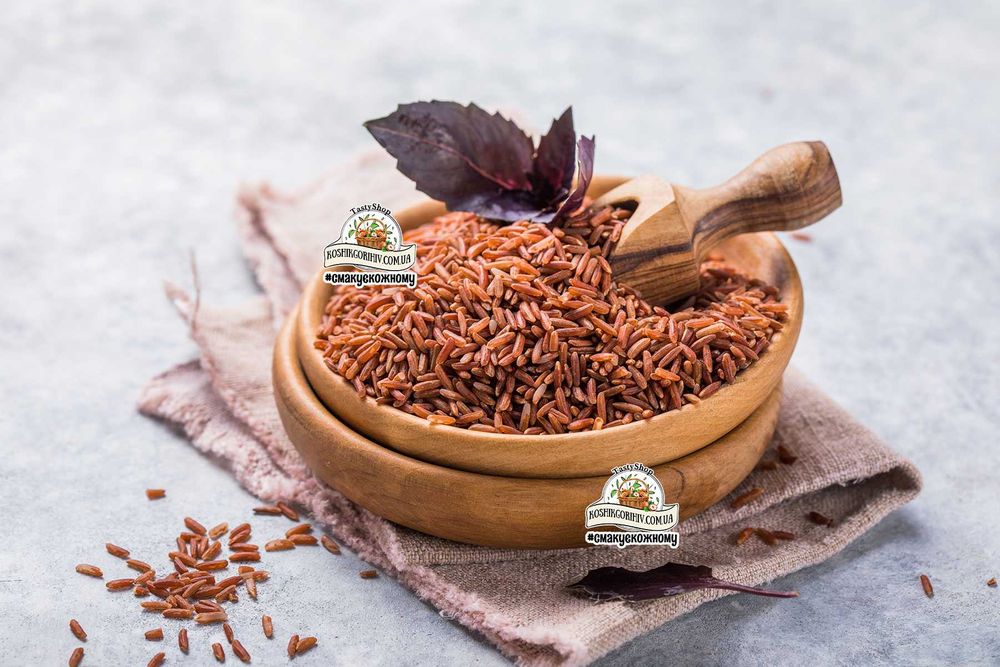 Девзіра Рис для Плова Дикий Чорний Рис Коричновий Нешліфований Булгур