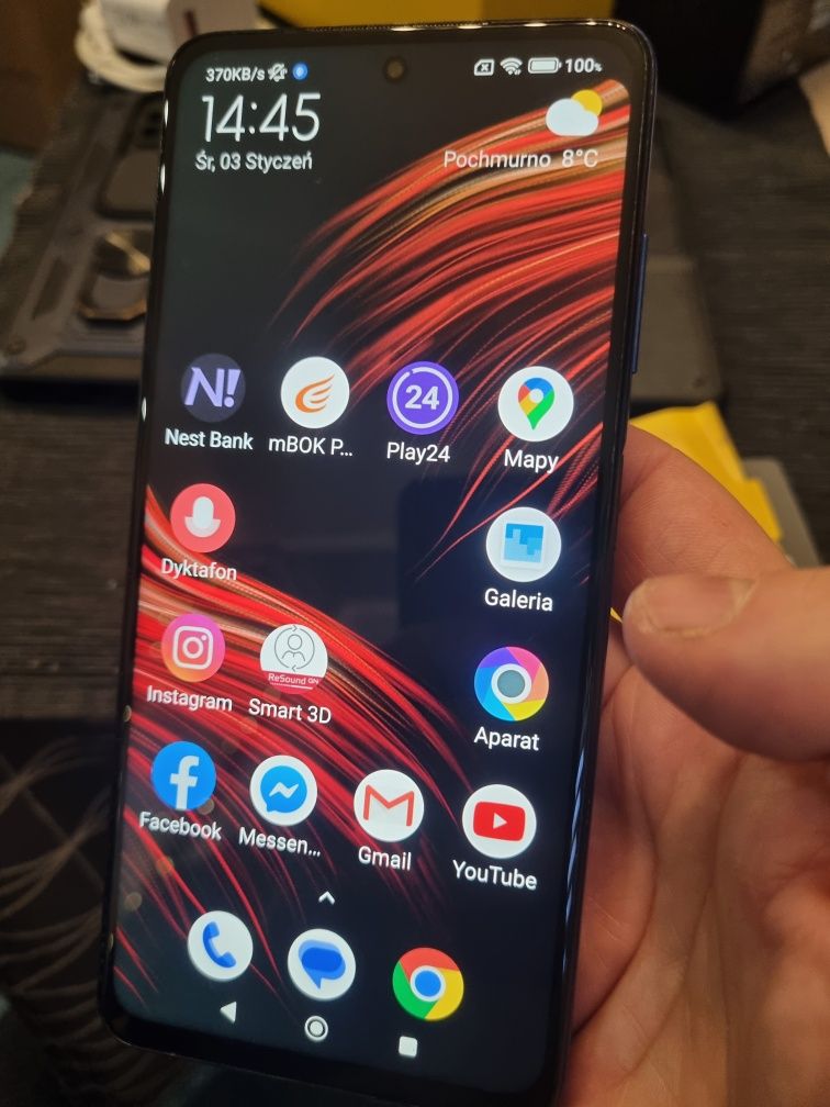 POCO X3 PRO 8GB RAM/256GB ROM kolor FROST BLUE - idealny!