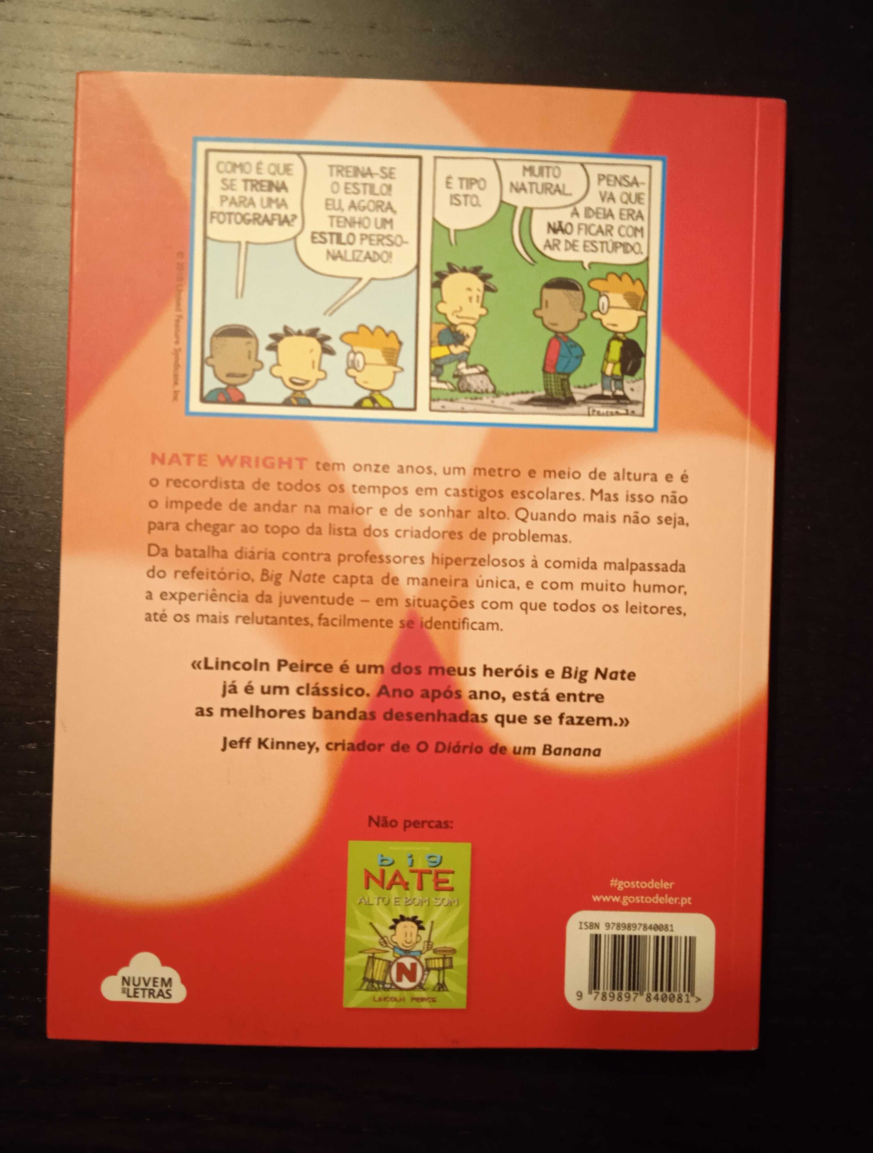 Livro de Banda desenhada Big Nate na Maior!!