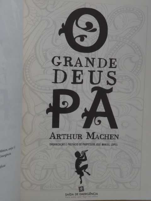 O Grande Deus Pã de Arthur Machen - 1ª Edição