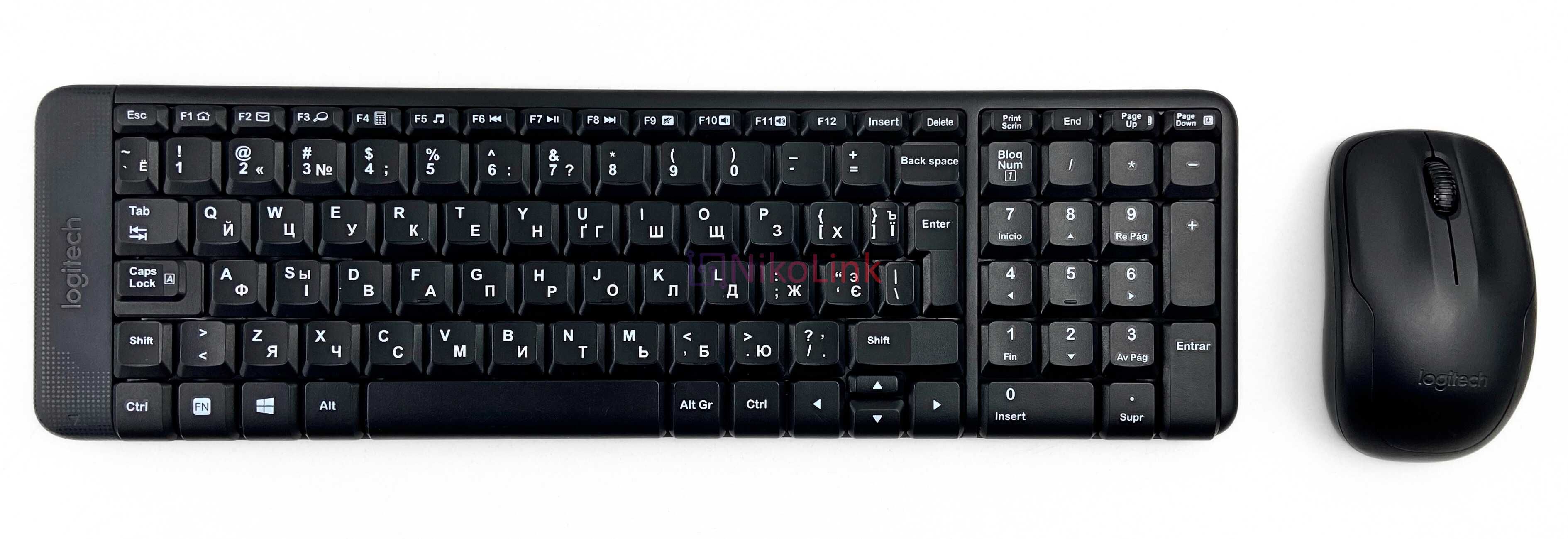 Бездротовий комплект Logitech MK220 - Миша та Клавіатура | Refurbished