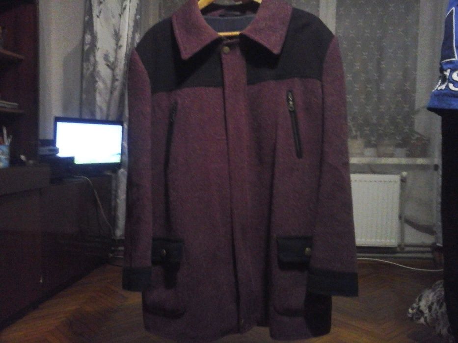 Куртка-пальто зимова якісна чоловіча