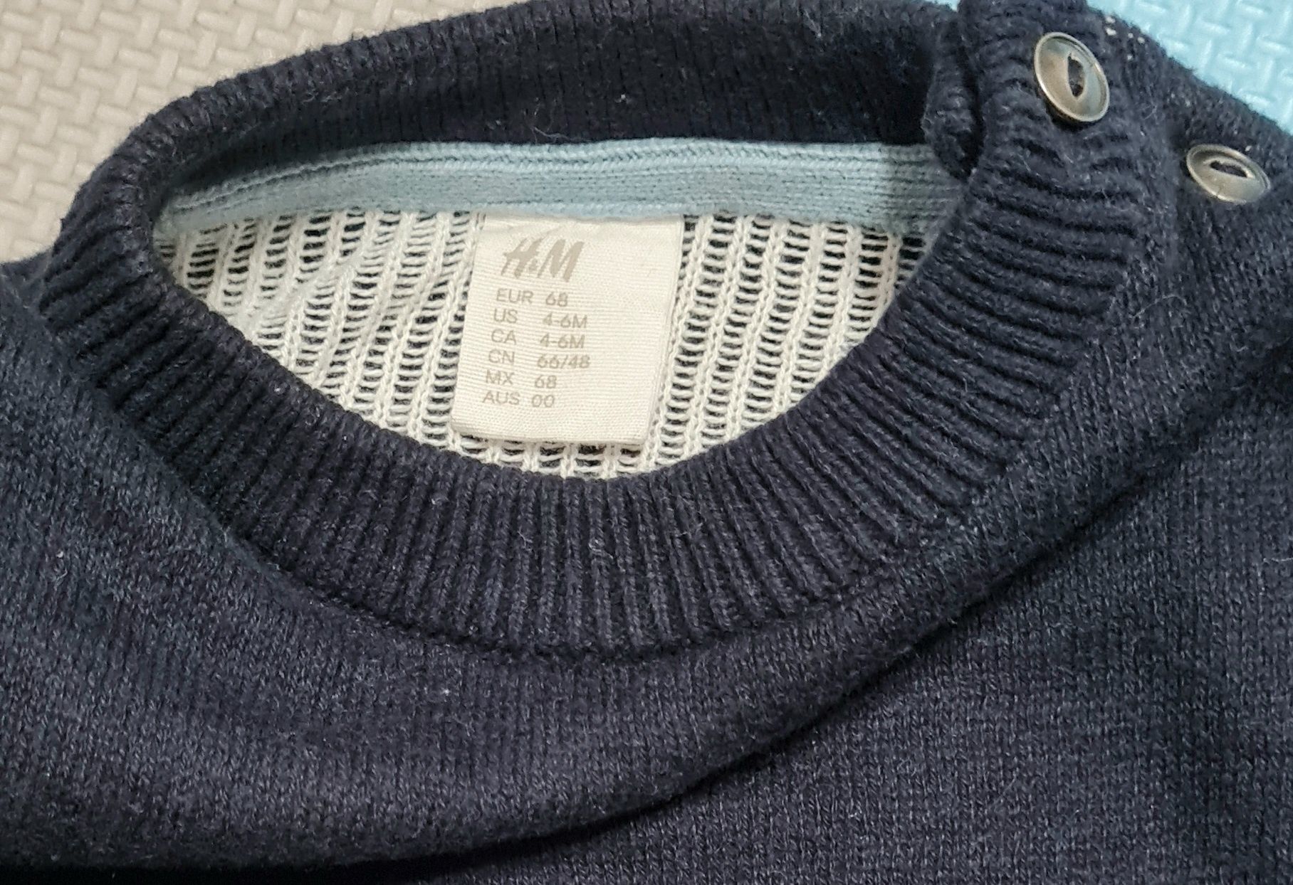 Sweterek w pingwiny rozm. 68, H&M