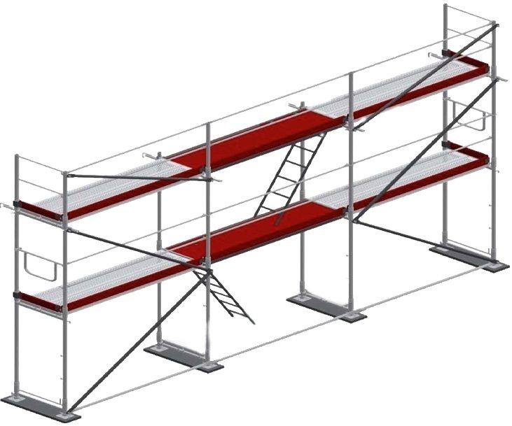 Rusztowanie Plettac 78 m2, podest 3 m Tanio