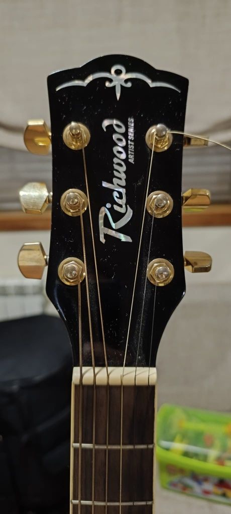 Guitarra semi acústica Richwood RG-17-CEQB semi nova