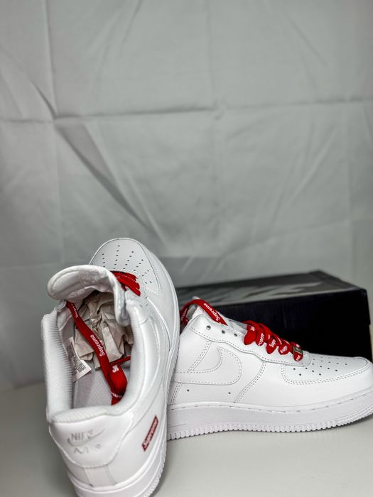 Nike Air Force 1 x Supreme – Edição Limitada, Tamanho 43