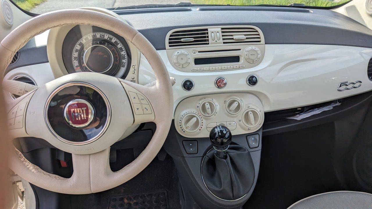 Fiat 500 po prostu piękny panorama dach klimatyzacja elektryka inne