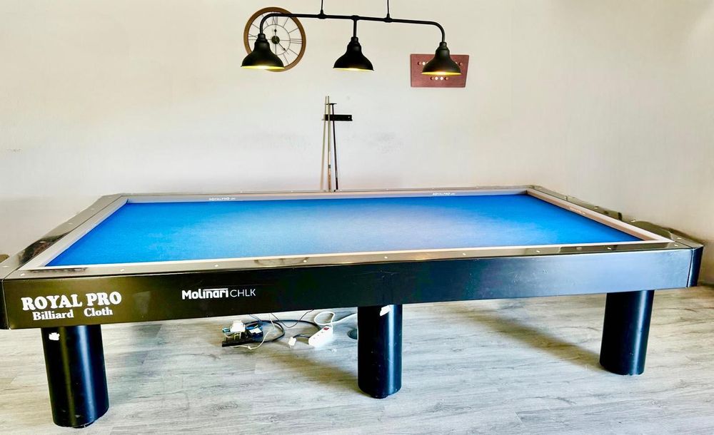 Bilhar 3 tabelas - carambola/ marcador de pontos/ candeeiro