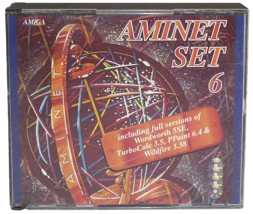 AMINET SET 6 zestaw oprogramowania Amiga 4CD 1998r płyty stan idealny