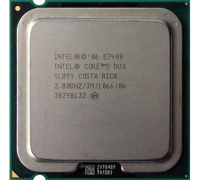 Cpus Intel® Core™2 Duo E7300/E7400/E7500 3M Cache 1066 MHz FSB sKT775