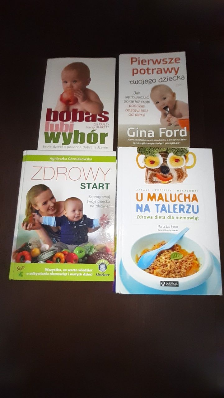 BLW Bobas lubi wybór i 3 książki o karmieniu niemowląt
