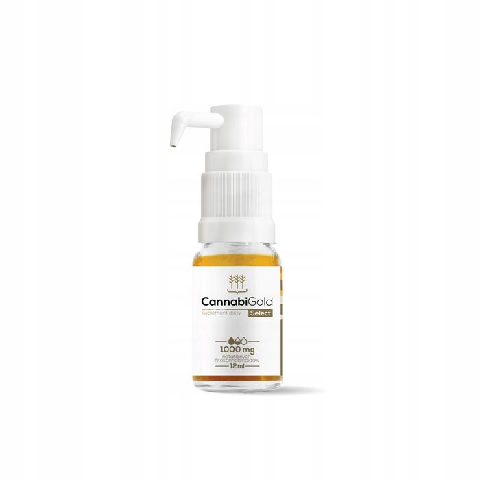 CannabiGold Select 1000mg Olejek konopny 12 ml