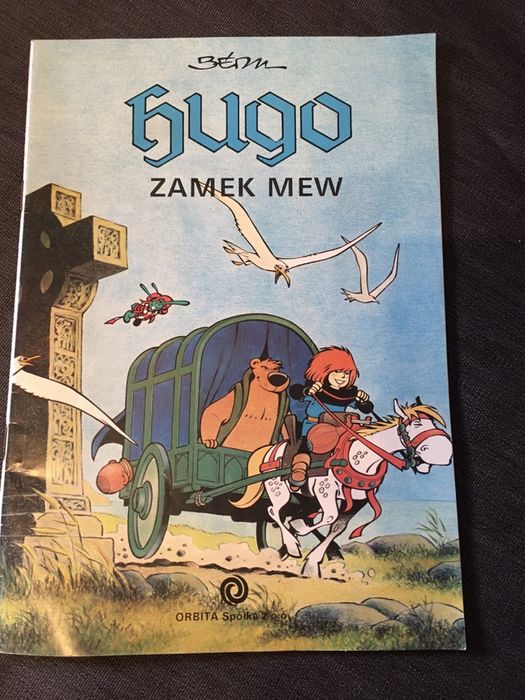 Hugo zamek mew, komiks