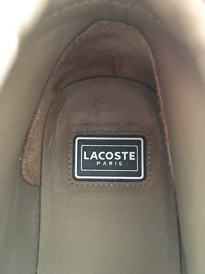 мокасины lacoste Paris