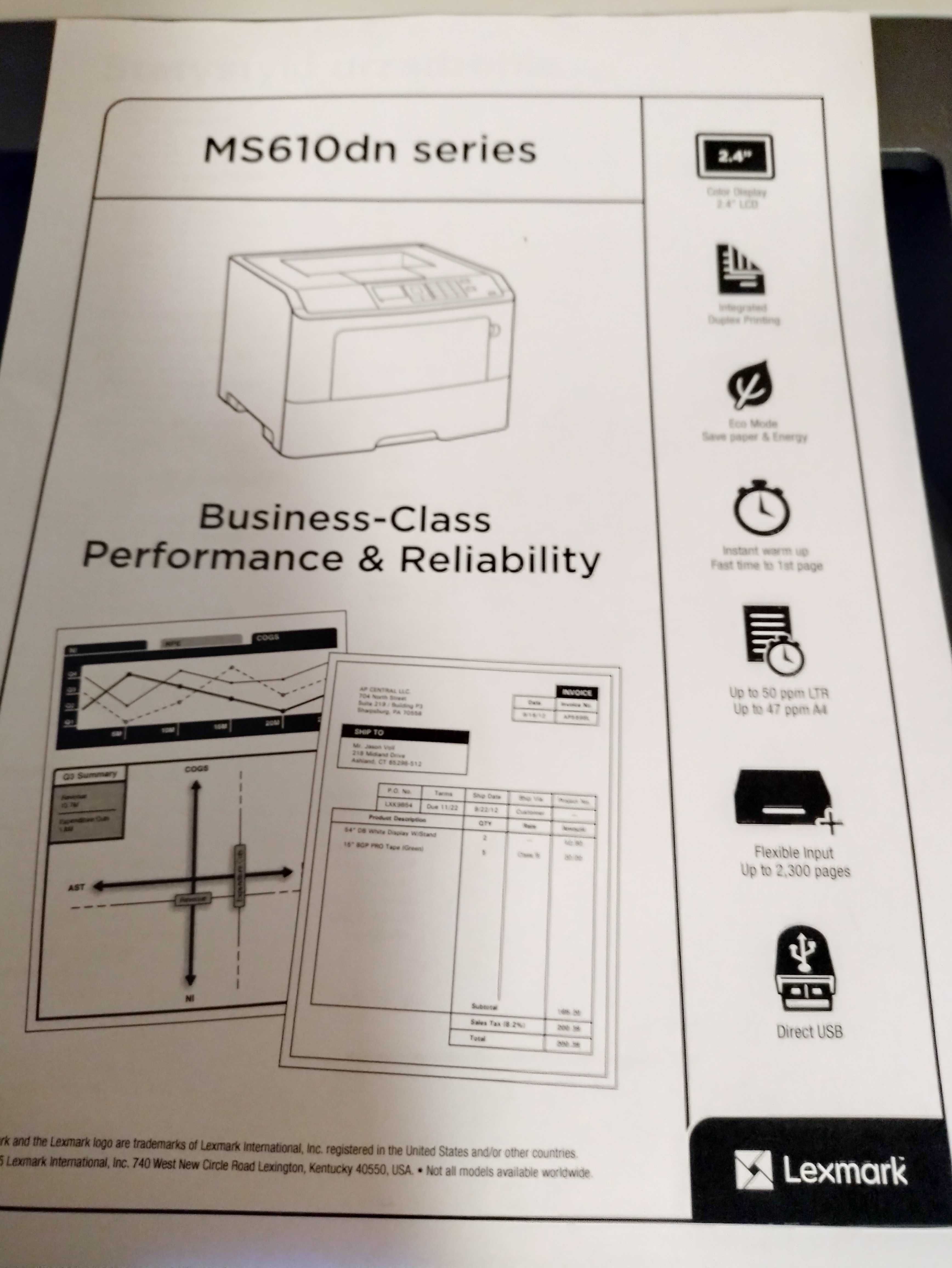 Drukarka Lexmark MS610dn