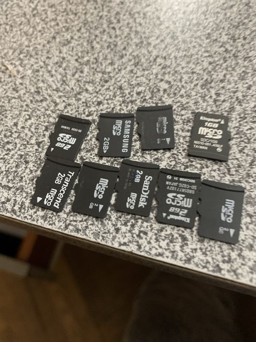 флешки micro sd 1-2 gb