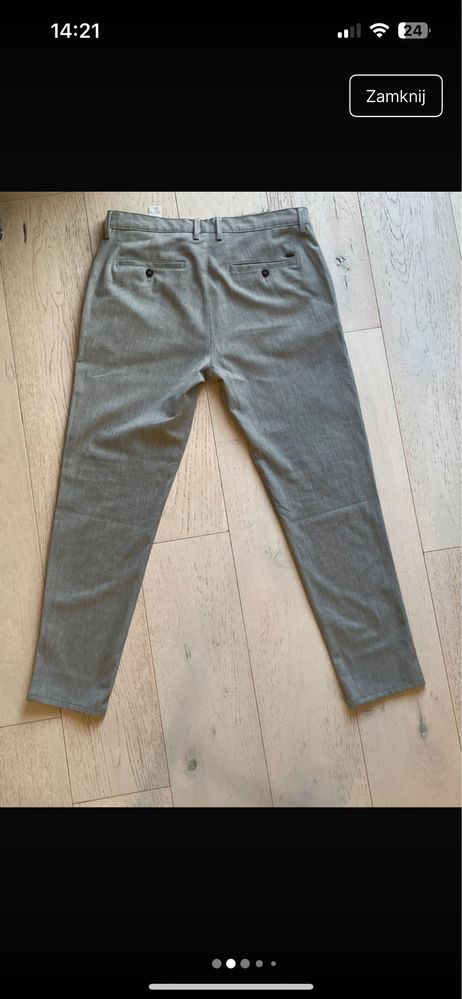 Spodnie materiałowe, eleganckie / ZARA / 42
