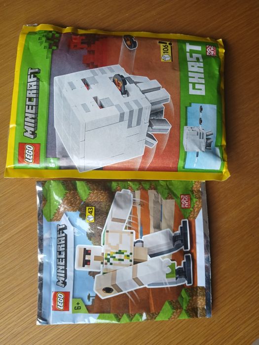 Lego minecraft Golem i Ghast