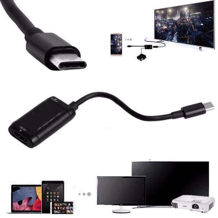 Adaptador USB-C para HDMI - MAC ou Smartphone