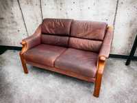 Mid-Century DUŃSKA sofa vintage teak lata 60 Danish skandynawska