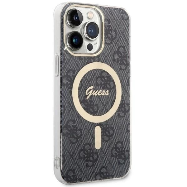 Etui Guess 4G Magsafe Na Iphone 14 Pro Max - Czarne