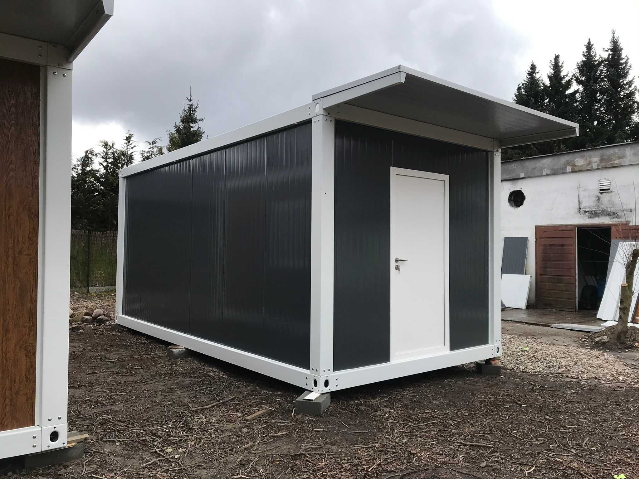 KONTENER MODUŁOWY SKRĘCANY 18m2 mieszkalny, biurowy, 6m x 3m NOWY !