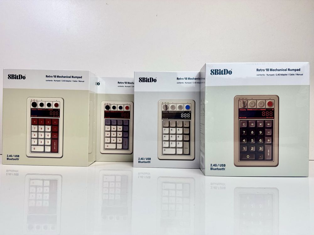 Механічна цифрова клавіатура калькулятор 8BitDo Retro 18 Bluetooth 2.4